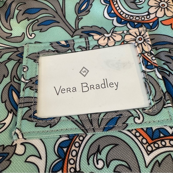 VERA BRADLEY Floral Green and Gray Women's Bag Set perfect condition - Picture 4 of 15